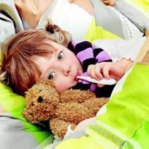Треска, кашлица, течење на носот кај дете