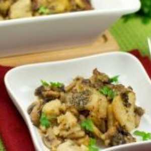 Печени компири со печурки