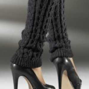 Плетени чорапи: убава, стилски и топло