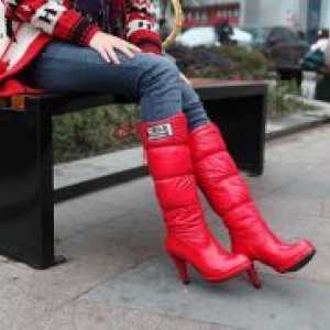 Изолирани чизми жените шупливи