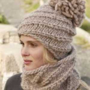 Зима плетени капи за жените