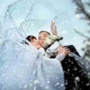 Зимски свадба - идеи за фотосесија